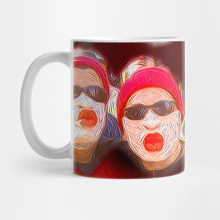 Two masked boys Mug